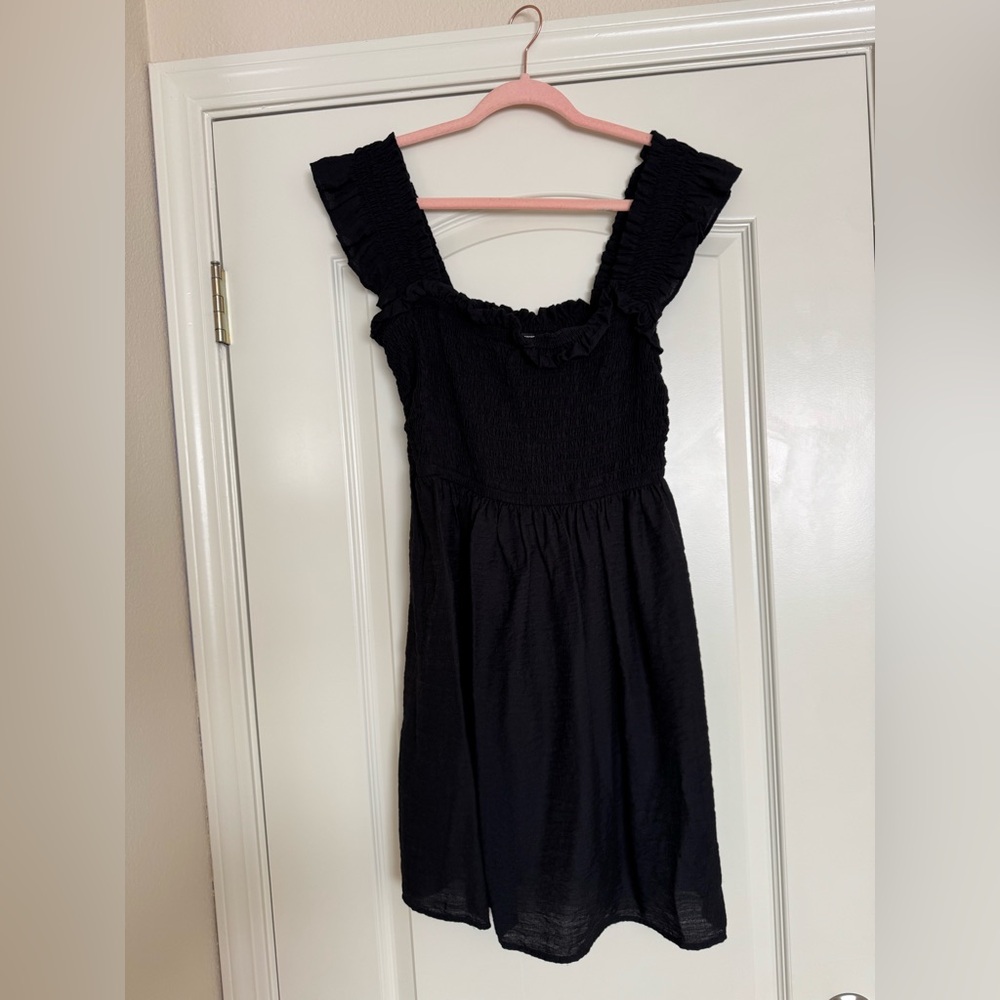 Express Black Textured mini dress
